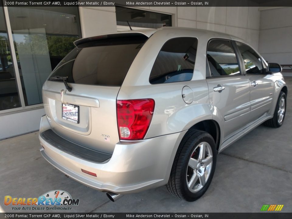 2008 Pontiac Torrent GXP AWD Liquid Silver Metallic / Ebony Photo #4