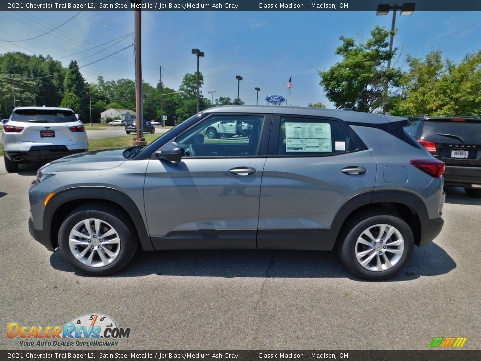 Satin Steel Metallic 2021 Chevrolet TrailBlazer LS Photo #6