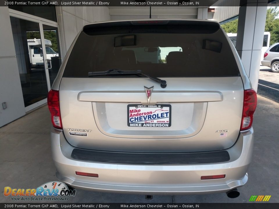 2008 Pontiac Torrent GXP AWD Liquid Silver Metallic / Ebony Photo #5