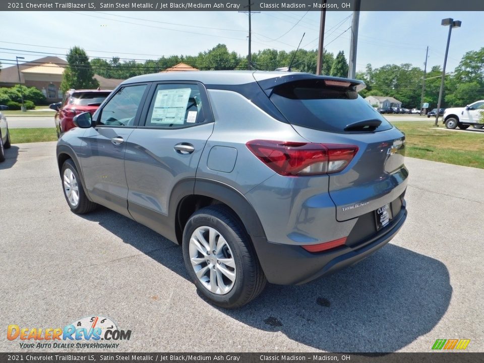 2021 Chevrolet TrailBlazer LS Satin Steel Metallic / Jet Black/Medium Ash Gray Photo #7