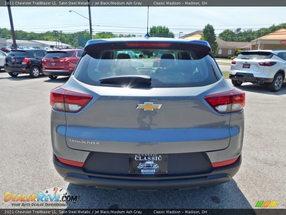 2021 Chevrolet TrailBlazer LS Satin Steel Metallic / Jet Black/Medium Ash Gray Photo #8