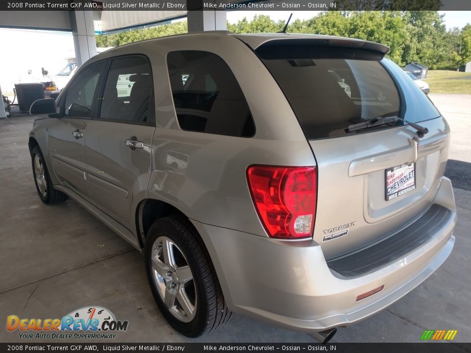 2008 Pontiac Torrent GXP AWD Liquid Silver Metallic / Ebony Photo #7