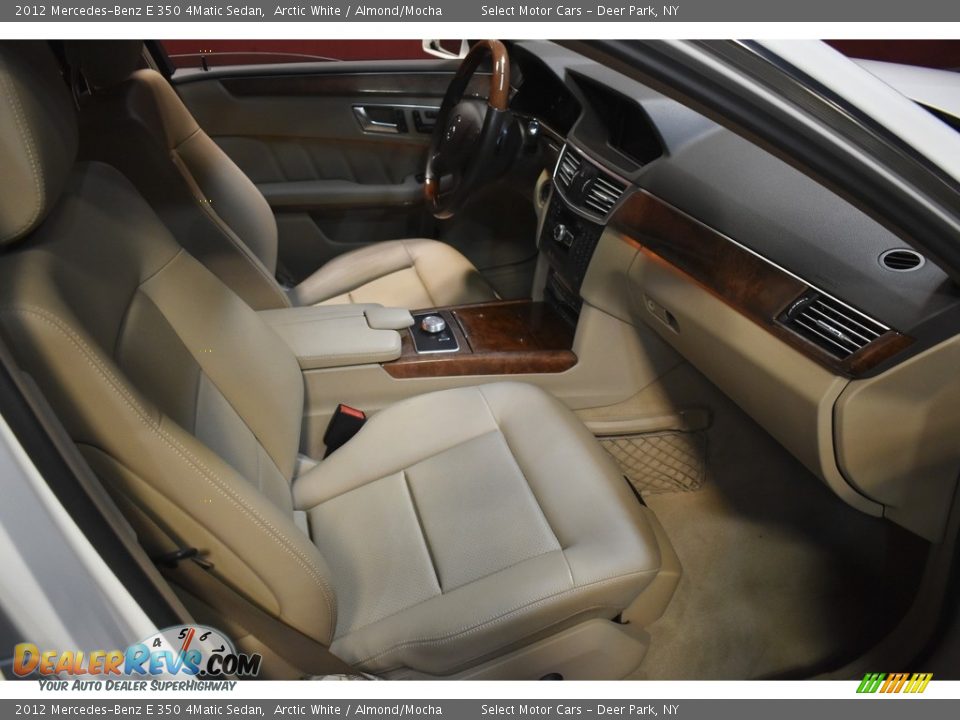 2012 Mercedes-Benz E 350 4Matic Sedan Arctic White / Almond/Mocha Photo #11