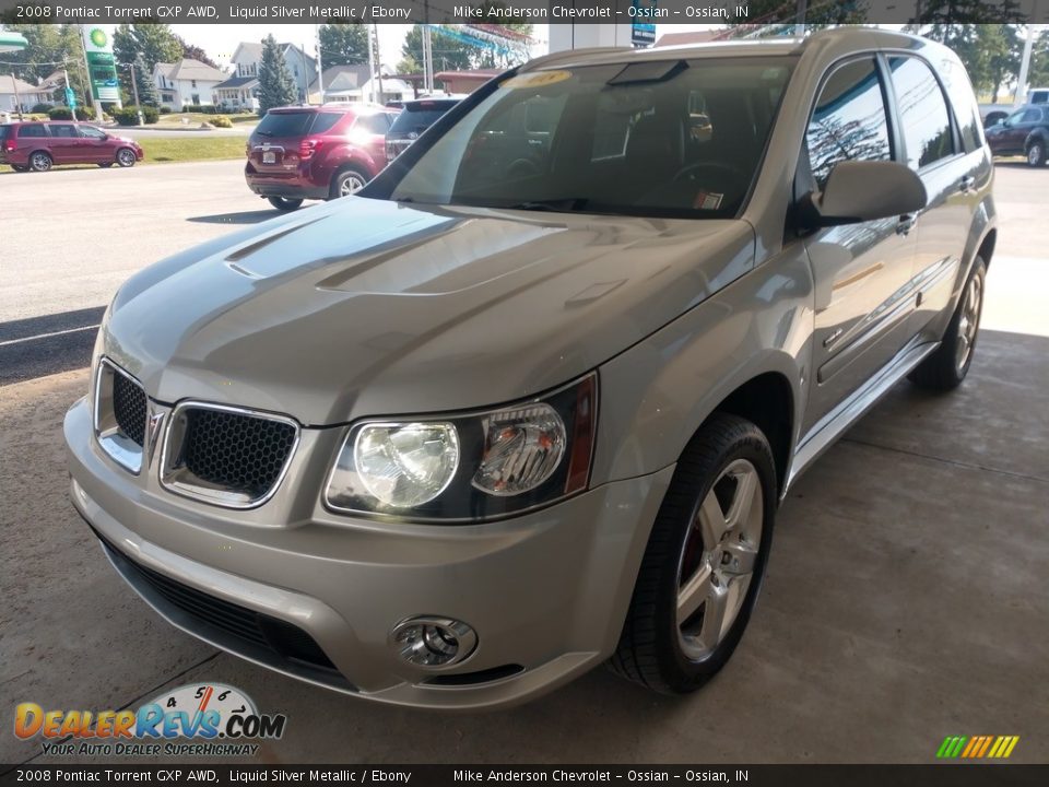 2008 Pontiac Torrent GXP AWD Liquid Silver Metallic / Ebony Photo #8