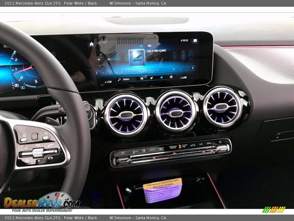 2021 Mercedes-Benz GLA 250 Polar White / Black Photo #6