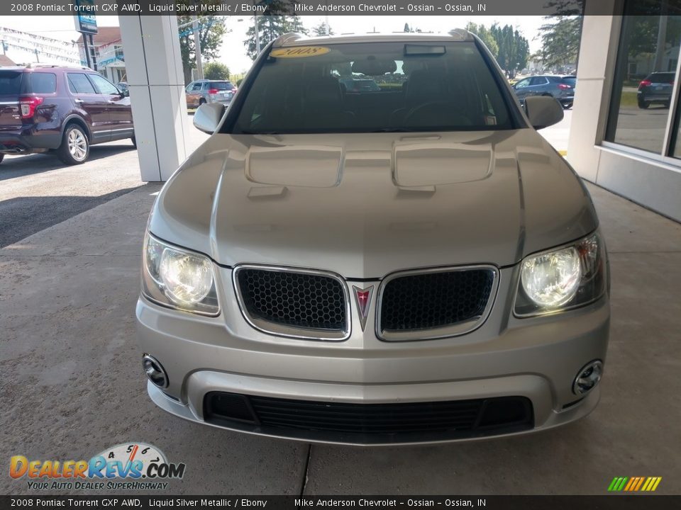 2008 Pontiac Torrent GXP AWD Liquid Silver Metallic / Ebony Photo #9