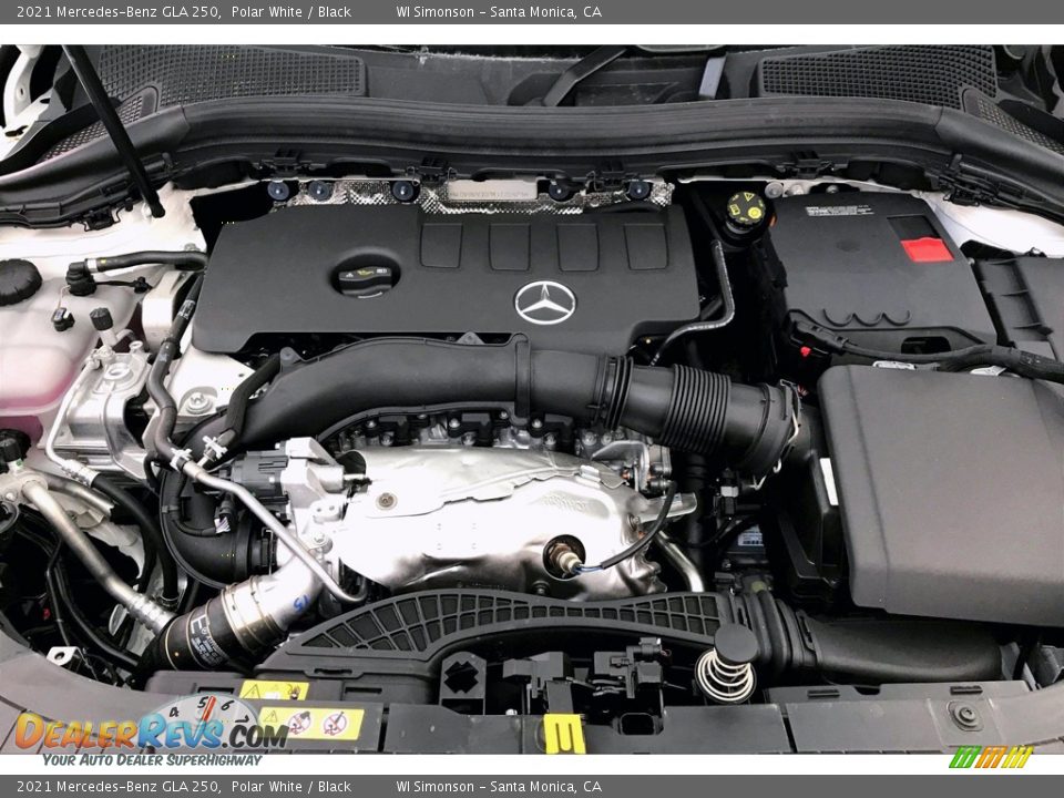 2021 Mercedes-Benz GLA 250 Polar White / Black Photo #8