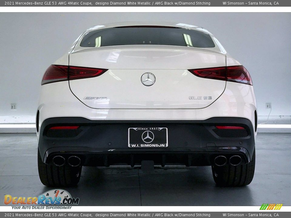 2021 Mercedes-Benz GLE 53 AMG 4Matic Coupe designo Diamond White Metallic / AMG Black w/Diamond Stitching Photo #3