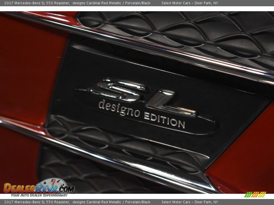 2017 Mercedes-Benz SL 550 Roadster designo Cardinal Red Metallic / Porcelain/Black Photo #9