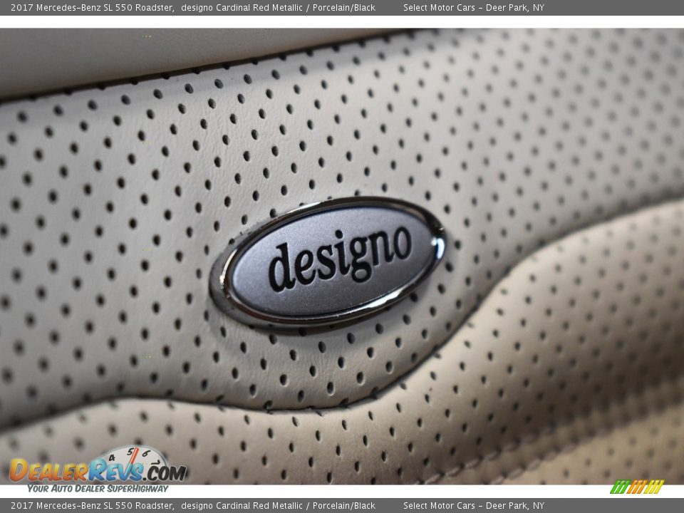 2017 Mercedes-Benz SL 550 Roadster designo Cardinal Red Metallic / Porcelain/Black Photo #16