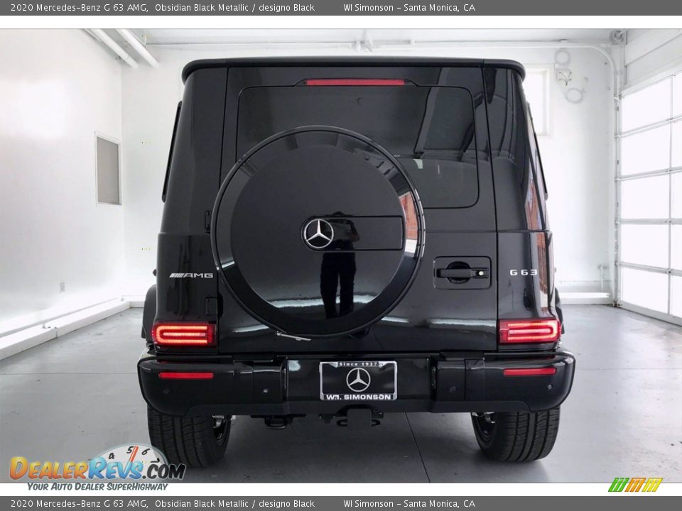 2020 Mercedes-Benz G 63 AMG Obsidian Black Metallic / designo Black Photo #3