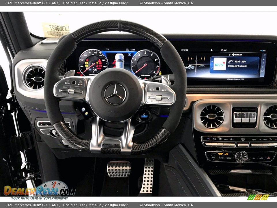 2020 Mercedes-Benz G 63 AMG Obsidian Black Metallic / designo Black Photo #4