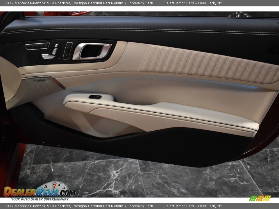 2017 Mercedes-Benz SL 550 Roadster designo Cardinal Red Metallic / Porcelain/Black Photo #19
