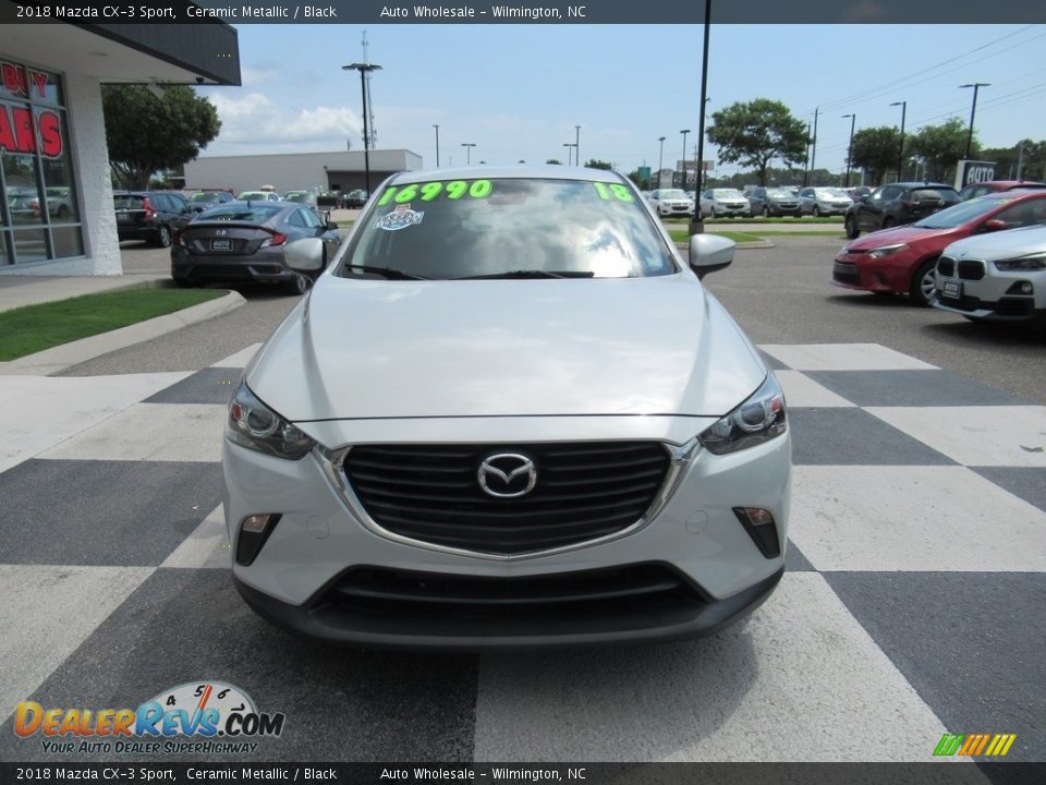 2018 Mazda CX-3 Sport Ceramic Metallic / Black Photo #2