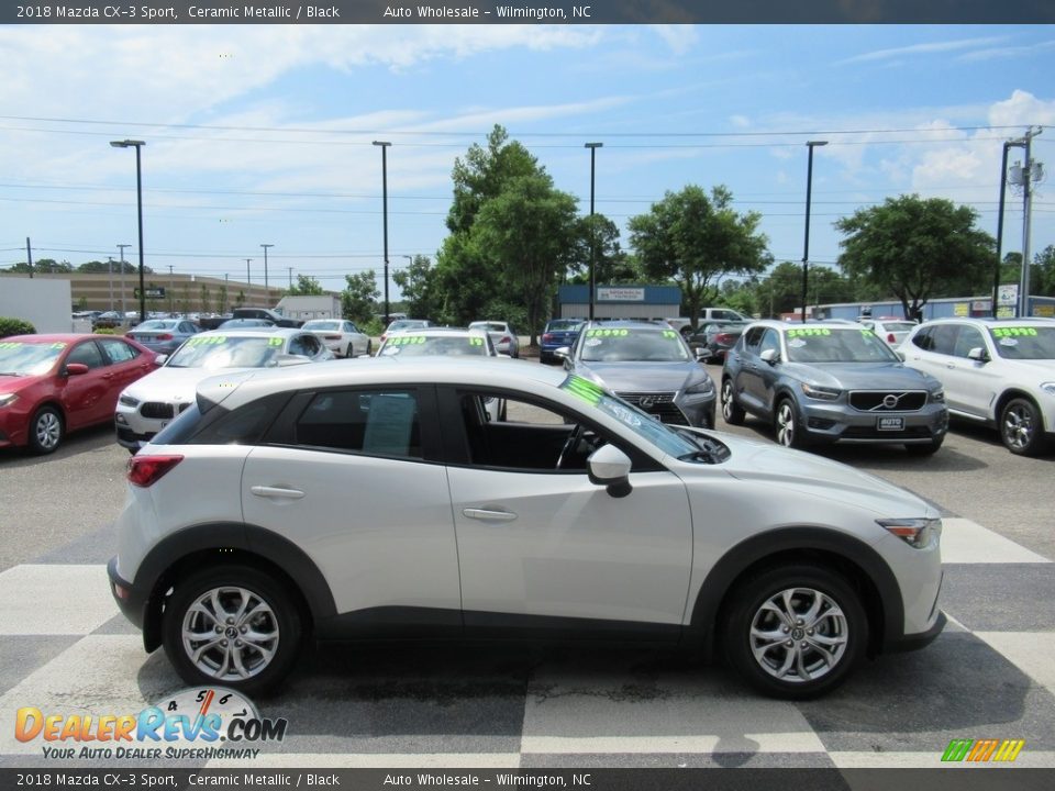 Ceramic Metallic 2018 Mazda CX-3 Sport Photo #3