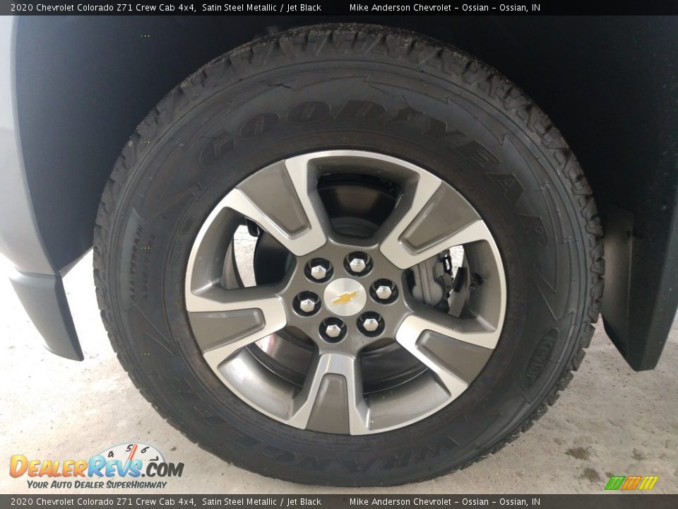 2020 Chevrolet Colorado Z71 Crew Cab 4x4 Satin Steel Metallic / Jet Black Photo #14