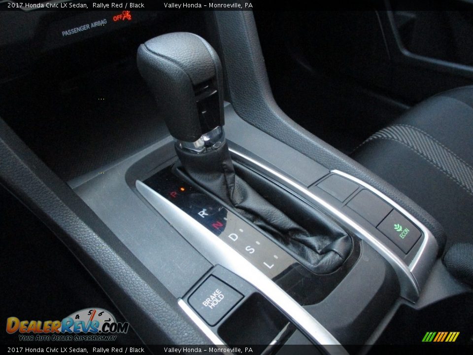 2017 Honda Civic LX Sedan Rallye Red / Black Photo #14