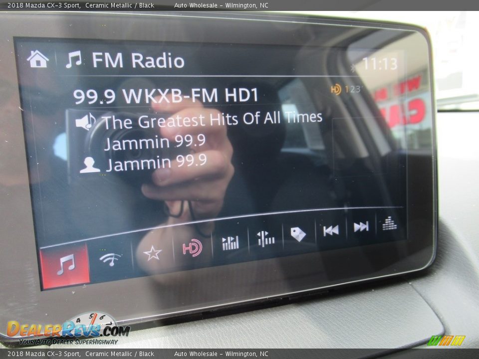 2018 Mazda CX-3 Sport Ceramic Metallic / Black Photo #17