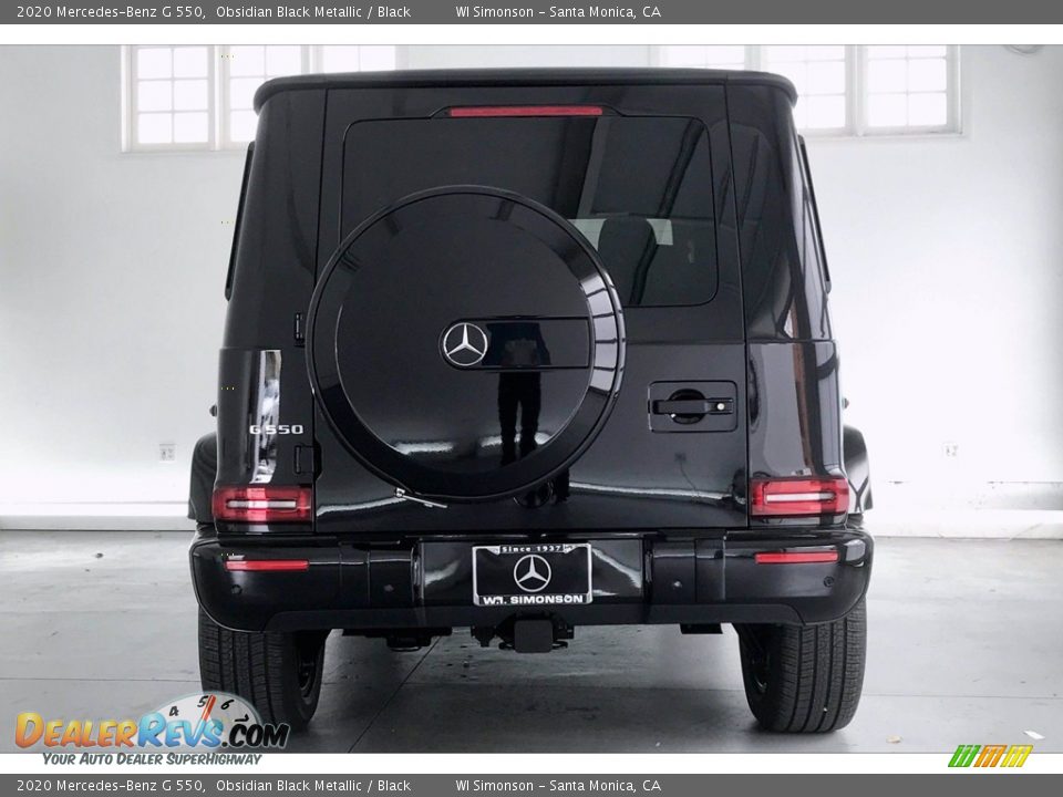 2020 Mercedes-Benz G 550 Obsidian Black Metallic / Black Photo #3