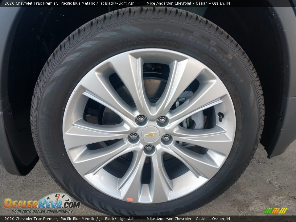 2020 Chevrolet Trax Premier Pacific Blue Metallic / Jet Black/­Light Ash Photo #11