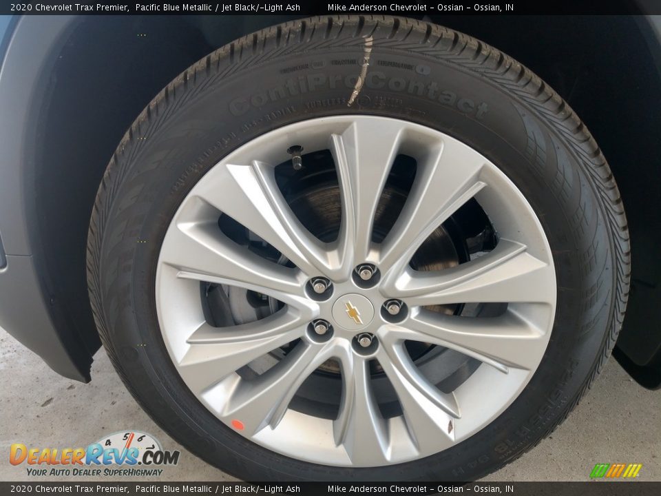 2020 Chevrolet Trax Premier Pacific Blue Metallic / Jet Black/­Light Ash Photo #14