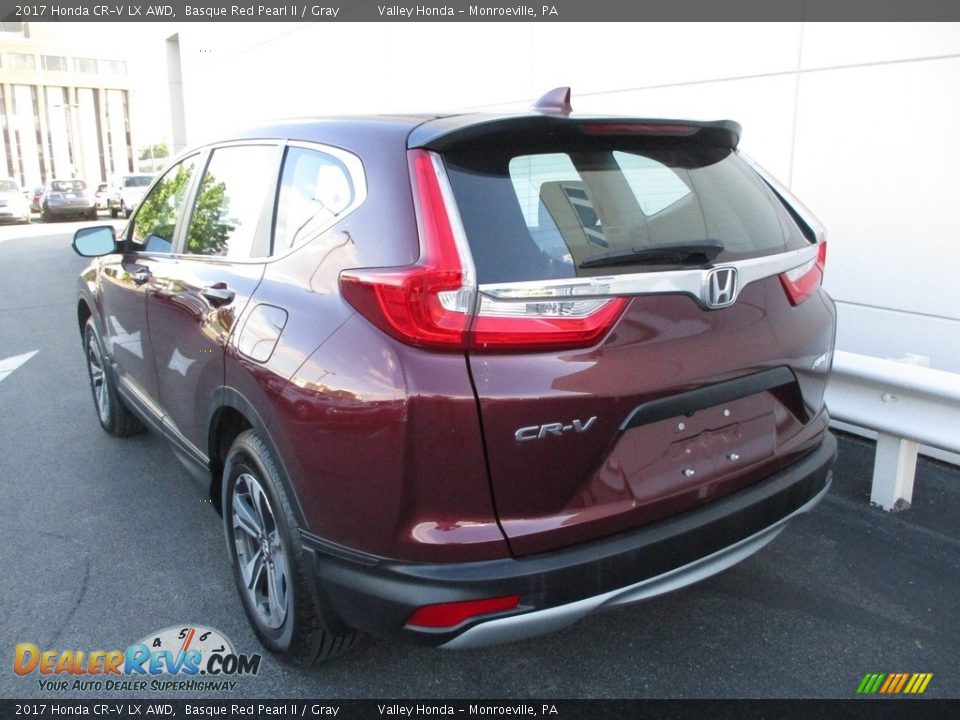 2017 Honda CR-V LX AWD Basque Red Pearl II / Gray Photo #3