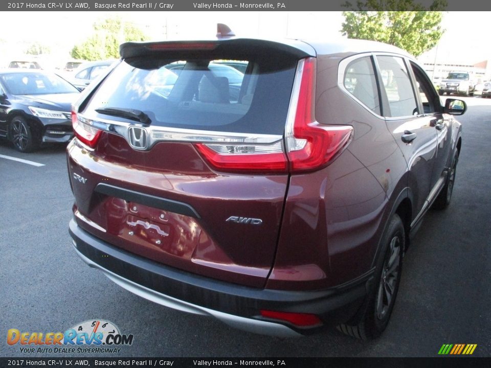 2017 Honda CR-V LX AWD Basque Red Pearl II / Gray Photo #5