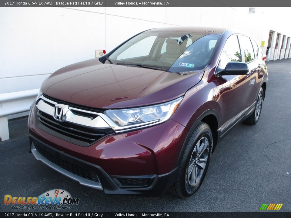 2017 Honda CR-V LX AWD Basque Red Pearl II / Gray Photo #9