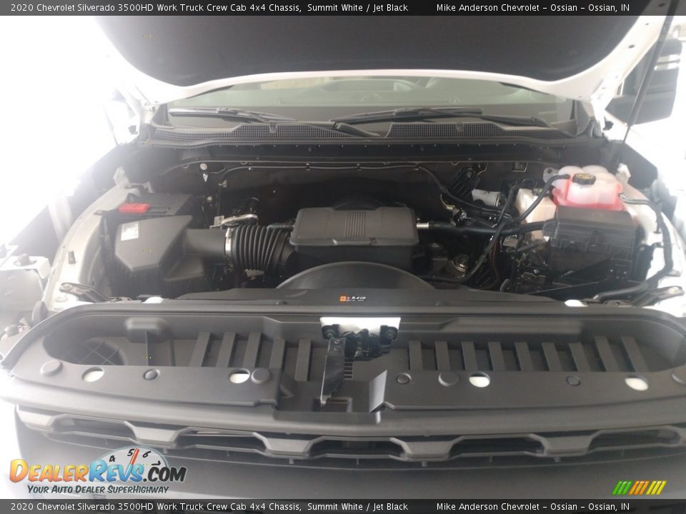 2020 Chevrolet Silverado 3500HD Work Truck Crew Cab 4x4 Chassis Summit White / Jet Black Photo #7