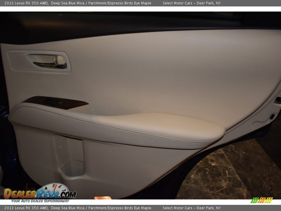 2013 Lexus RX 350 AWD Deep Sea Blue Mica / Parchment/Espresso Birds Eye Maple Photo #20