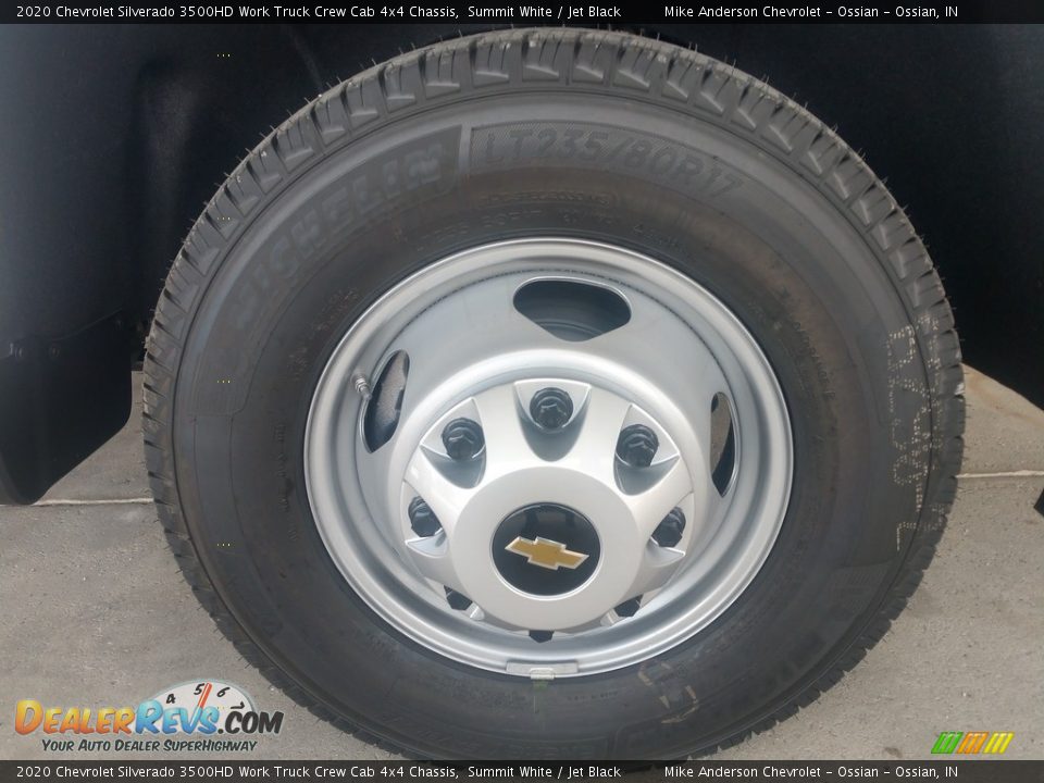 2020 Chevrolet Silverado 3500HD Work Truck Crew Cab 4x4 Chassis Summit White / Jet Black Photo #8
