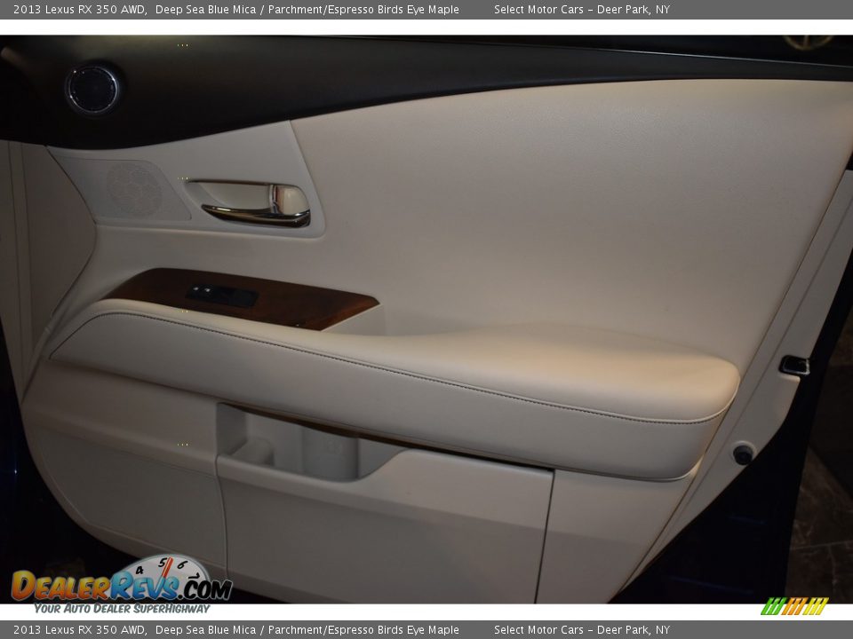 2013 Lexus RX 350 AWD Deep Sea Blue Mica / Parchment/Espresso Birds Eye Maple Photo #21