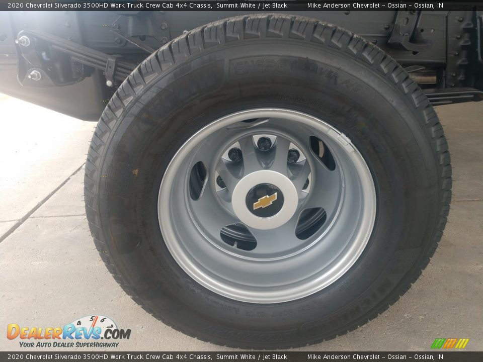 2020 Chevrolet Silverado 3500HD Work Truck Crew Cab 4x4 Chassis Summit White / Jet Black Photo #9