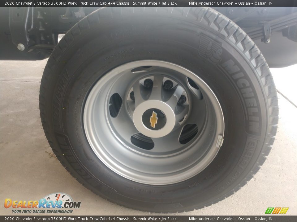 2020 Chevrolet Silverado 3500HD Work Truck Crew Cab 4x4 Chassis Summit White / Jet Black Photo #10