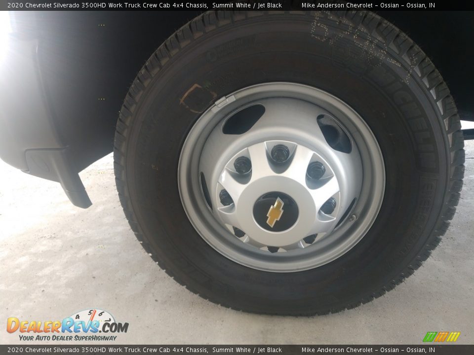 2020 Chevrolet Silverado 3500HD Work Truck Crew Cab 4x4 Chassis Summit White / Jet Black Photo #11