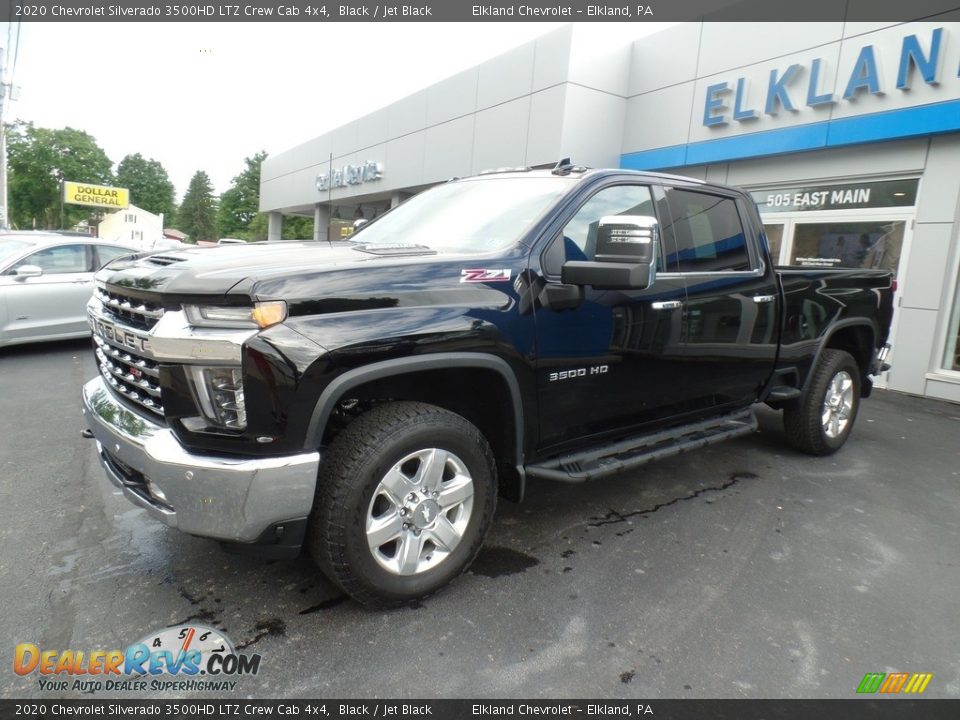 2020 Chevrolet Silverado 3500HD LTZ Crew Cab 4x4 Black / Jet Black Photo #1