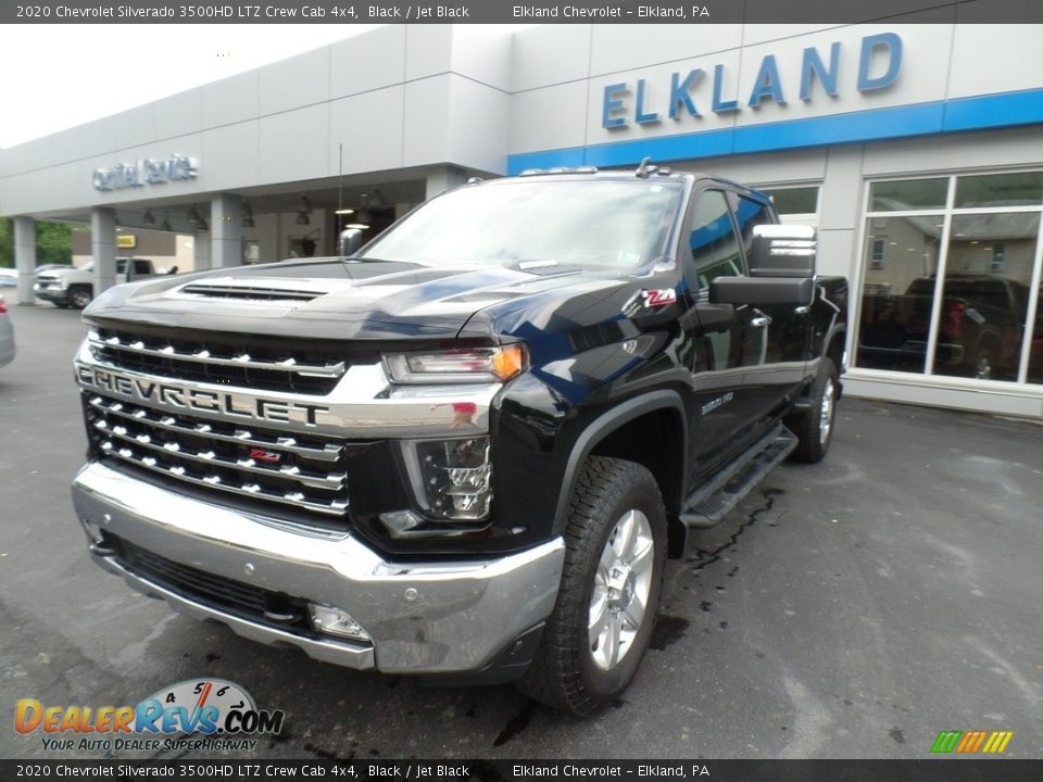 2020 Chevrolet Silverado 3500HD LTZ Crew Cab 4x4 Black / Jet Black Photo #2