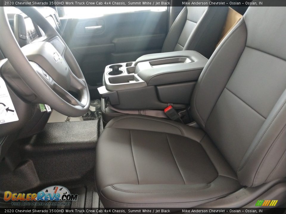 2020 Chevrolet Silverado 3500HD Work Truck Crew Cab 4x4 Chassis Summit White / Jet Black Photo #13