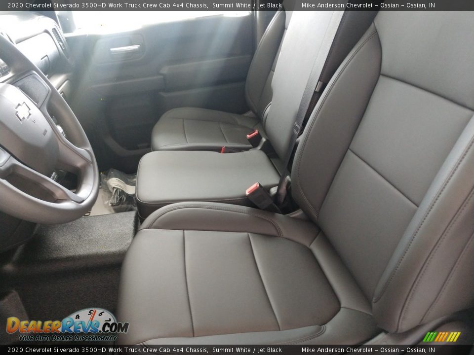 2020 Chevrolet Silverado 3500HD Work Truck Crew Cab 4x4 Chassis Summit White / Jet Black Photo #14