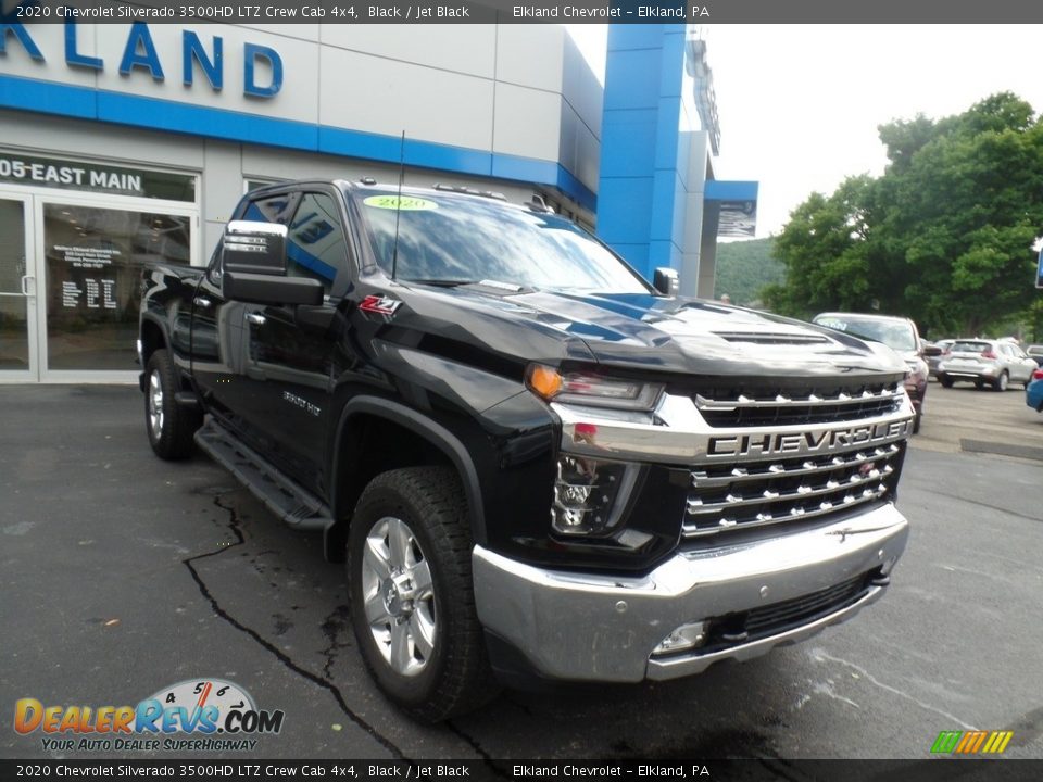 2020 Chevrolet Silverado 3500HD LTZ Crew Cab 4x4 Black / Jet Black Photo #4