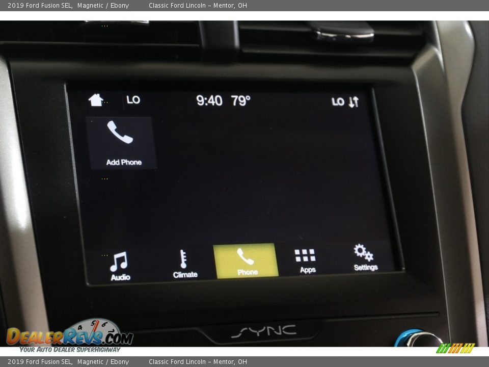 2019 Ford Fusion SEL Magnetic / Ebony Photo #12