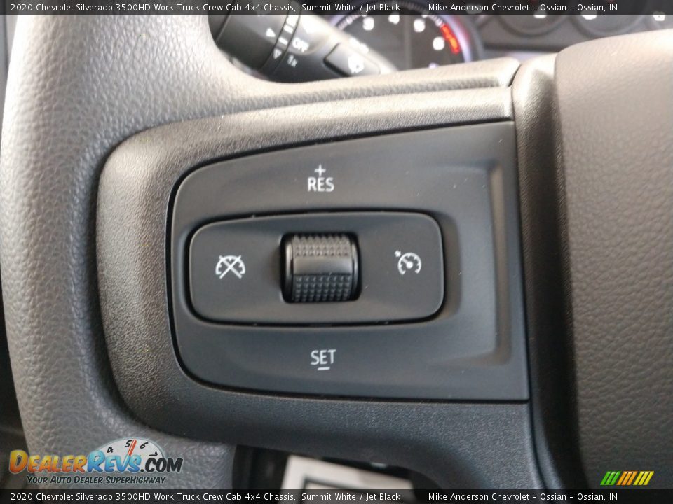 2020 Chevrolet Silverado 3500HD Work Truck Crew Cab 4x4 Chassis Summit White / Jet Black Photo #18