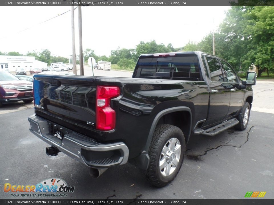 2020 Chevrolet Silverado 3500HD LTZ Crew Cab 4x4 Black / Jet Black Photo #7