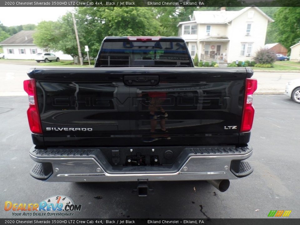 2020 Chevrolet Silverado 3500HD LTZ Crew Cab 4x4 Black / Jet Black Photo #8