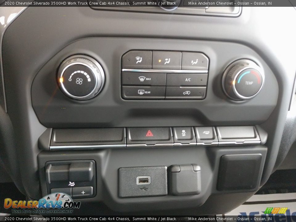 2020 Chevrolet Silverado 3500HD Work Truck Crew Cab 4x4 Chassis Summit White / Jet Black Photo #20