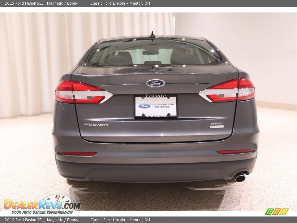 2019 Ford Fusion SEL Magnetic / Ebony Photo #17