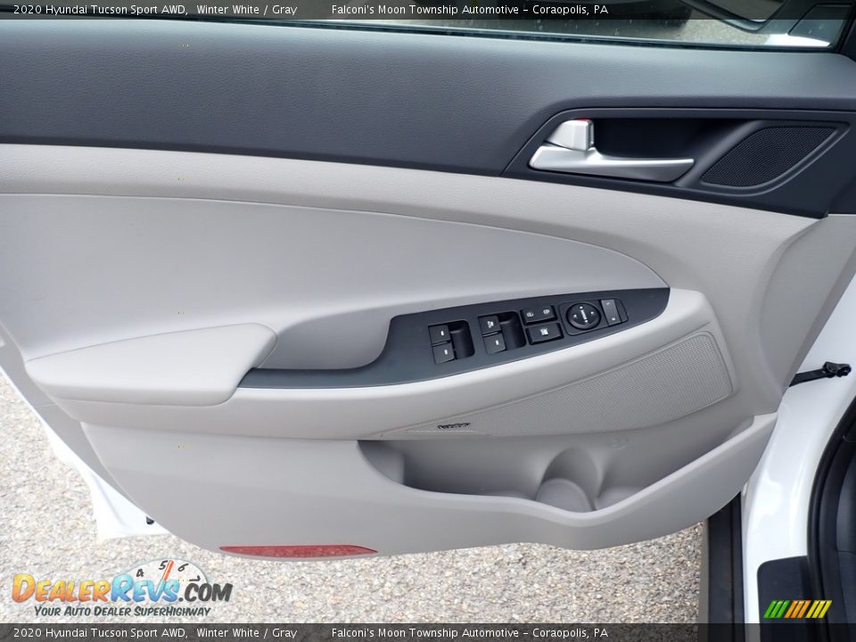 2020 Hyundai Tucson Sport AWD Winter White / Gray Photo #11