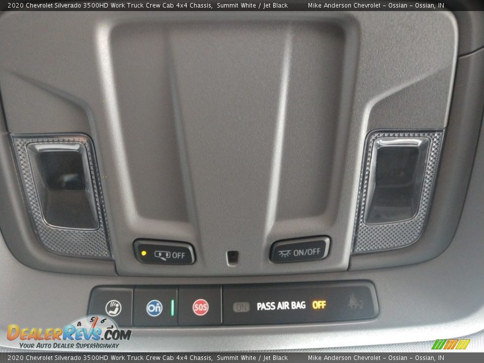 2020 Chevrolet Silverado 3500HD Work Truck Crew Cab 4x4 Chassis Summit White / Jet Black Photo #22