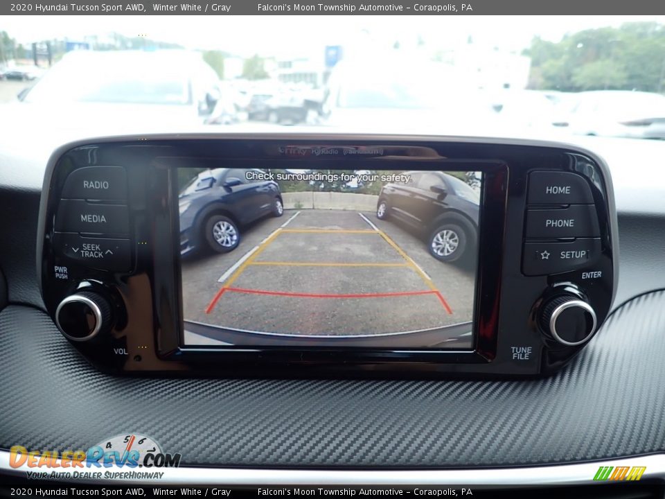 2020 Hyundai Tucson Sport AWD Winter White / Gray Photo #14