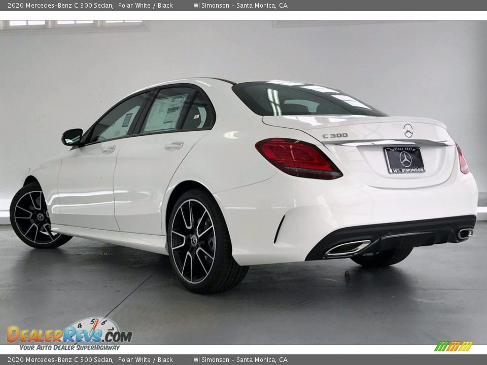 2020 Mercedes-Benz C 300 Sedan Polar White / Black Photo #2